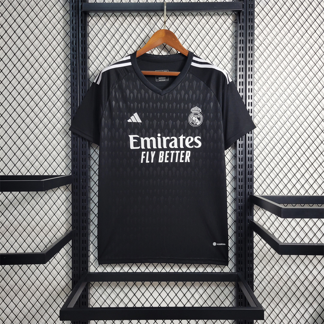 Real Madrid 23-24 Black Goalkeeper Jersey - Fans Version